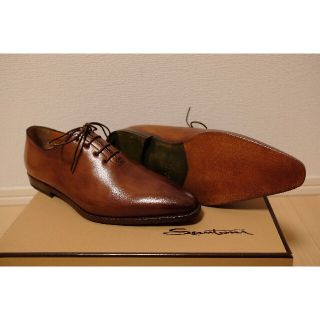 サントーニ(Santoni)の【小さいサイズ】Santoni 24cm相当 新品 ホールカット(ドレス/ビジネス)