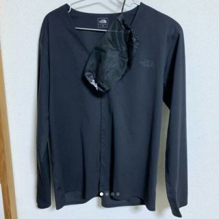 ザノースフェイス(THE NORTH FACE)の【同時購入で1万円】ノースフェイス　ブラック　Lサイズ(カーディガン)