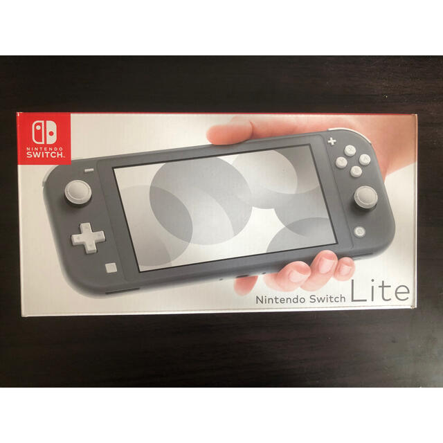 Nintendo Switch(ニンテンドースイッチ)のニンテンドースイッチライト　グレー　新品未使用未開封 エンタメ/ホビーのゲームソフト/ゲーム機本体(携帯用ゲーム機本体)の商品写真