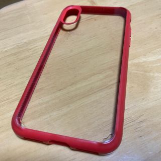 シュピゲン(Spigen)のiPhone X ケース  ウルトラハイブリッド　レッド(iPhoneケース)