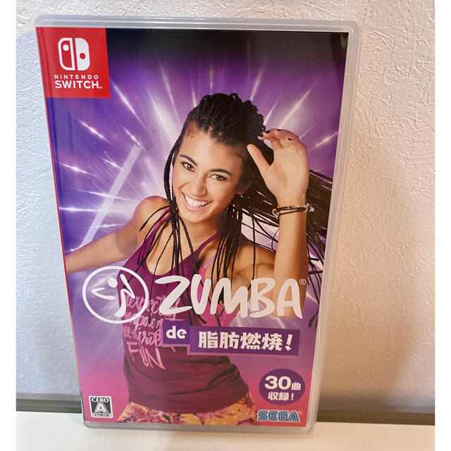 Nintendo Switch(ニンテンドースイッチ)の Zumba de 脂肪燃焼 Switch エンタメ/ホビーのゲームソフト/ゲーム機本体(家庭用ゲームソフト)の商品写真