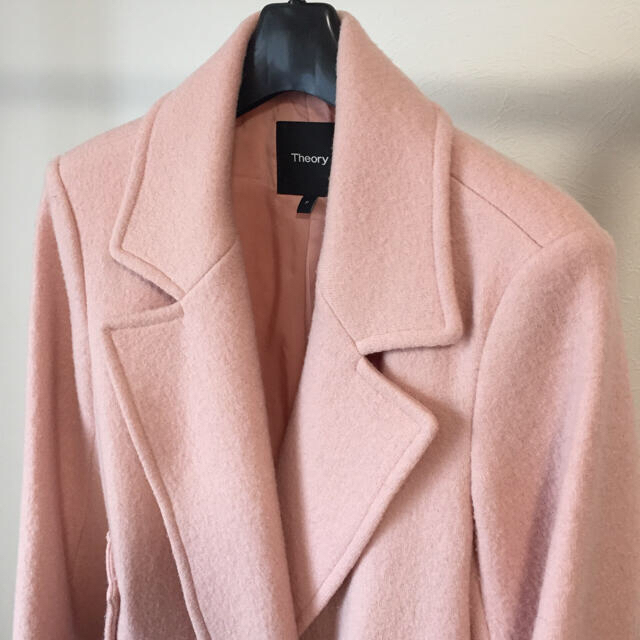 Theory チェスターコート Pコート ピンク トゥモローランド FOXEY Theory チェスターコート Pコート ピンク トゥモローランド FOXEY