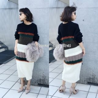 アメリヴィンテージ(Ameri VINTAGE)のAmeri【新品】VARIOUS COLOR KNIT DRESS(ロングワンピース/マキシワンピース)