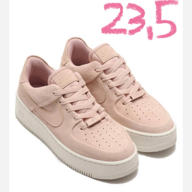 WMNS AIR FORCE 1 SAGE LOWエアフォース1ピンクスニーカー