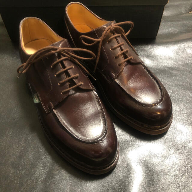 Paraboot(パラブーツ)の【美品・数回使用】パラブーツ　シャンボード  カフェ　6 メンズの靴/シューズ(ドレス/ビジネス)の商品写真