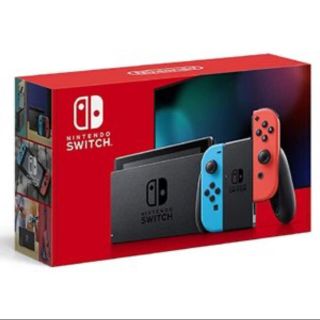 ニンテンドウ(任天堂)のNintendo Switch JOY-CON(L) ネオンブルー/(R) ネオ(家庭用ゲーム機本体)