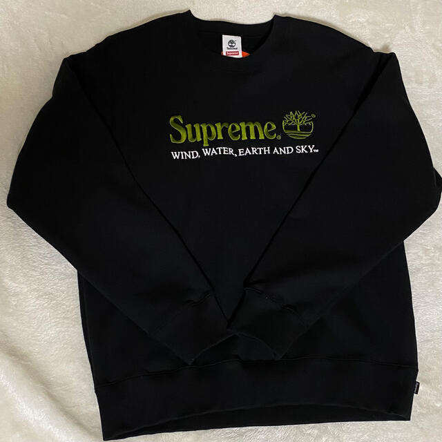 Supreme(シュプリーム)の【Mサイズ】SUPREME X TIMBERLAND CREWNECK メンズのトップス(スウェット)の商品写真