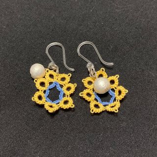 ハンドメイド　樹脂ピアス(ピアス)