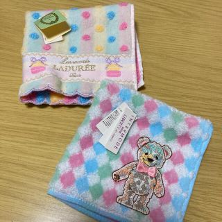 ラデュレ(LADUREE)のラデュレ リバティ タオルハンカチ ２枚セット(ハンカチ)