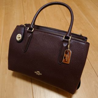 コーチ(COACH)のCOACH正規品 ブルックリン キャリーオール 28 ペブルレザー(ハンドバッグ)