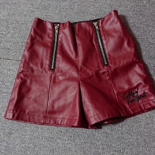 ジディー(ZIDDY)の👖ジュニア フェイクレザーショートパンツ👖(パンツ/スパッツ)