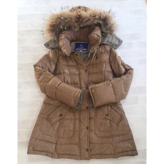 バーバリーブルーレーベル(BURBERRY BLUE LABEL)のお値下げしました！バーバリーブルーレーベル＊ダウンコート(キャメル色)(ダウンコート)