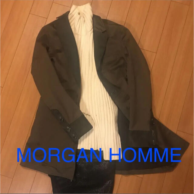MORGAN HOMME(モルガンオム)の［モルガン オム］コート メンズのジャケット/アウター(ステンカラーコート)の商品写真