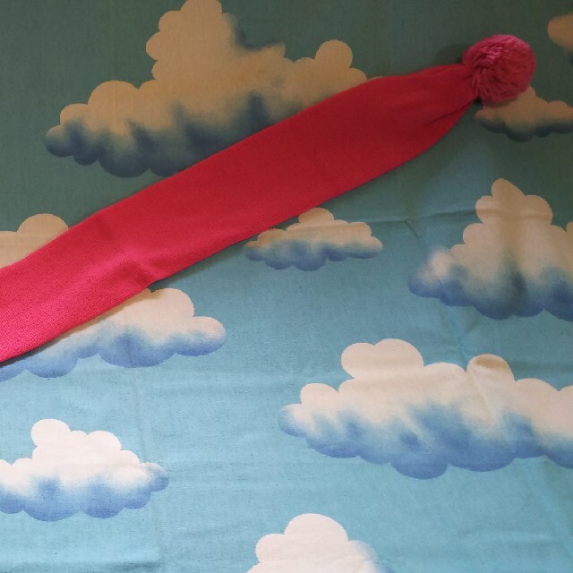 mikihouse(ミキハウス)のミキハウス リーナちゃんマフラー  ピンク  102cm キッズ/ベビー/マタニティのこども用ファッション小物(マフラー/ストール)の商品写真
