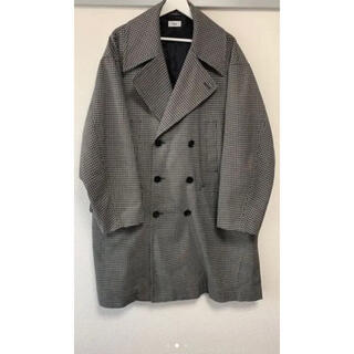 18aw allege check pea coat