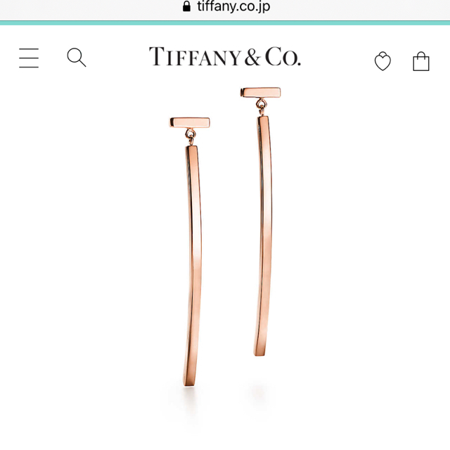 Tiffany & Co.(ティファニー)のティファニーバーピアス レディースのアクセサリー(ピアス)の商品写真