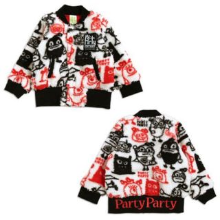 パーティーパーティー(PARTYPARTY)のpartyparty もこもこ　110 アウター　ファーコート　パーティパーティ(ジャケット/上着)