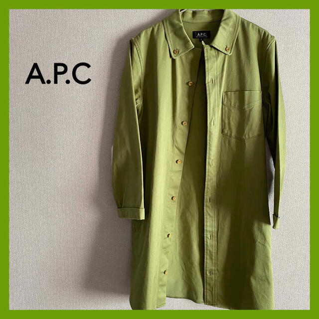 A.P.C(アーペーセー)のAPCアーペーセージャケットコート古着女子ミリタリーシャツ レディースのジャケット/アウター(スプリングコート)の商品写真