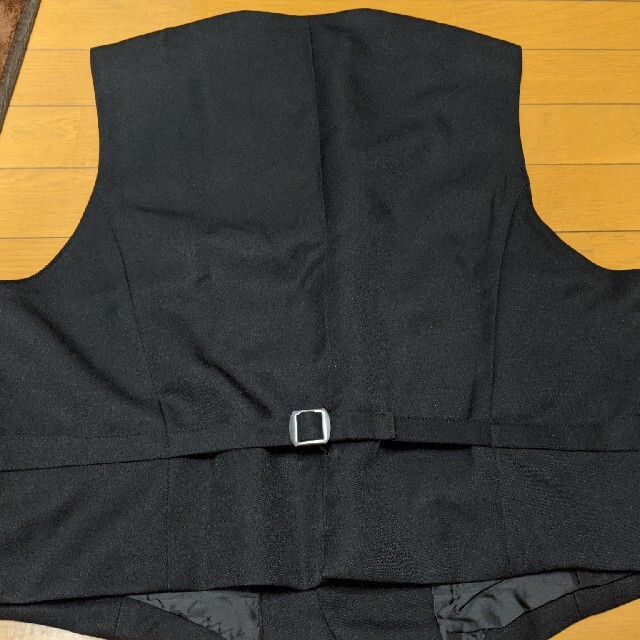 黒ベスト メンズのスーツ(スーツベスト)の商品写真