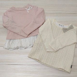 ベベノイユ(BEBE Noeil)のかぼちゃ様専用 Noeil aime bebe  2枚セット✩.*˚(Tシャツ/カットソー)