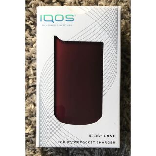 アイコス(IQOS)のIQOS case/アイコスケース/Ruby RED/新品未開封(タバコグッズ)