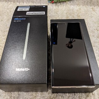 サムスン(SAMSUNG)のDocomo Galaxy note10+ 美品！simフリー済み！(スマートフォン本体)