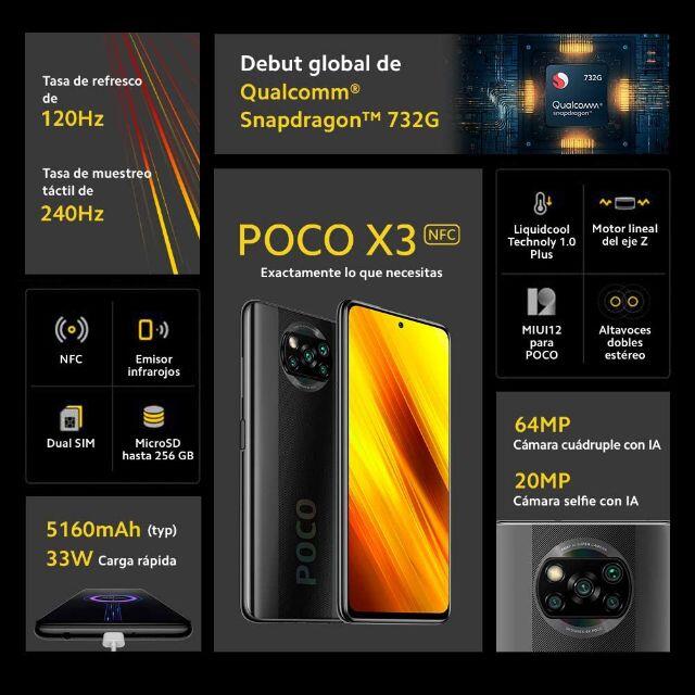 新品未開封★コスパNo.1スマホ Xiaomi POCO X3 128GB 1