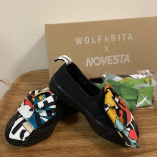 新品 レア Wolf&Rita ウルフアンドリタ スニーカー スリッポン 25