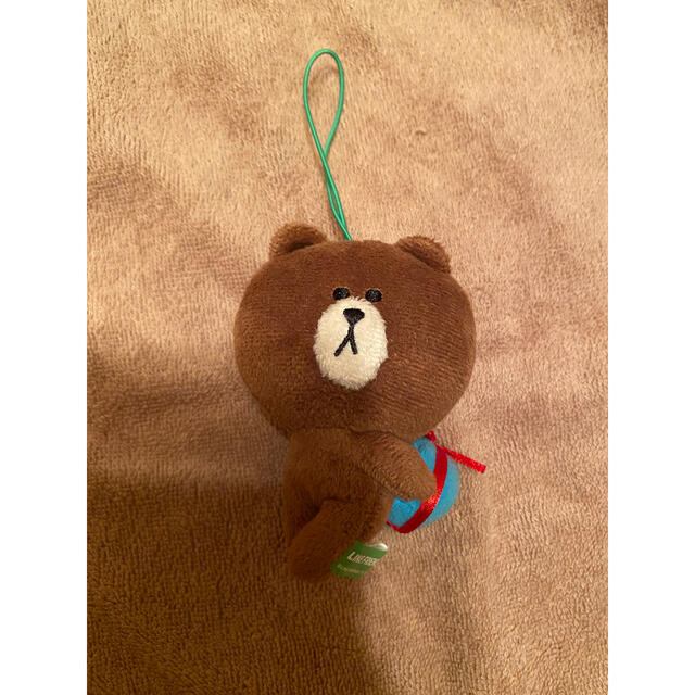 未使用】Line friends ブラウン ぬいぐるみ マスコットの通販 by