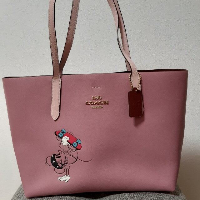 正規品【日本限定品】COACH×ディズニー　コラボ　トートバック