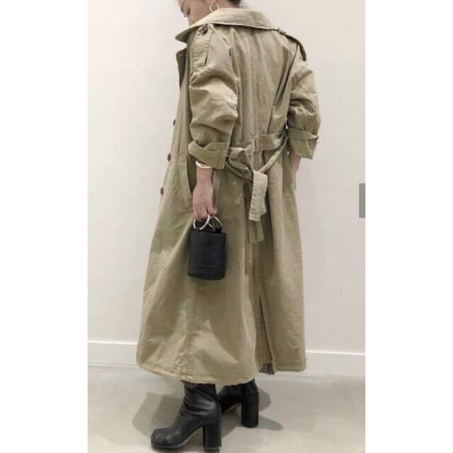 L'Appartement DEUXIEME CLASSE(アパルトモンドゥーズィエムクラス)のAP STUDIO  Chino Cloth Trench Coatトレンチ レディースのジャケット/アウター(トレンチコート)の商品写真