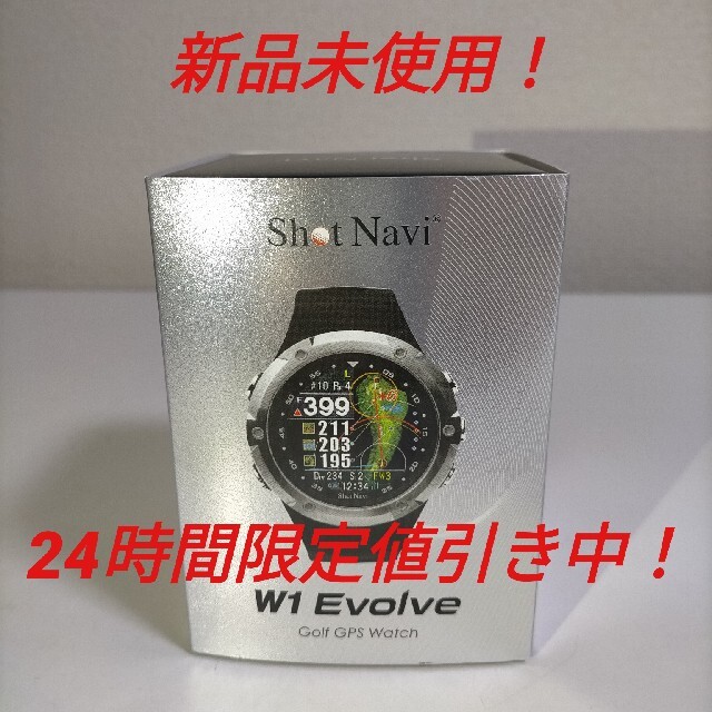 新品未使用　ショットナビ エボルブ W1 Evolve BK