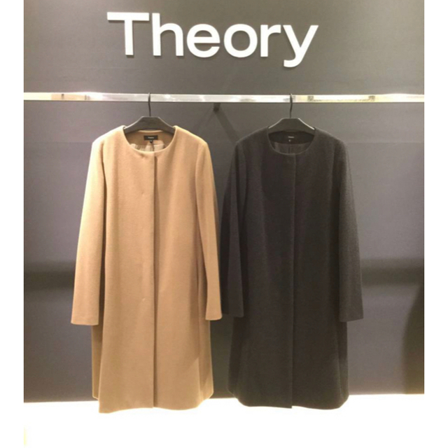 theory セオリー　ノーカラージャケットコート