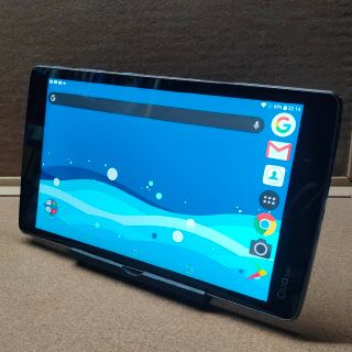 エルジーエレクトロニクス(LG Electronics)のsimフリー防水タブレット Qua tab ネイビー(タブレット)