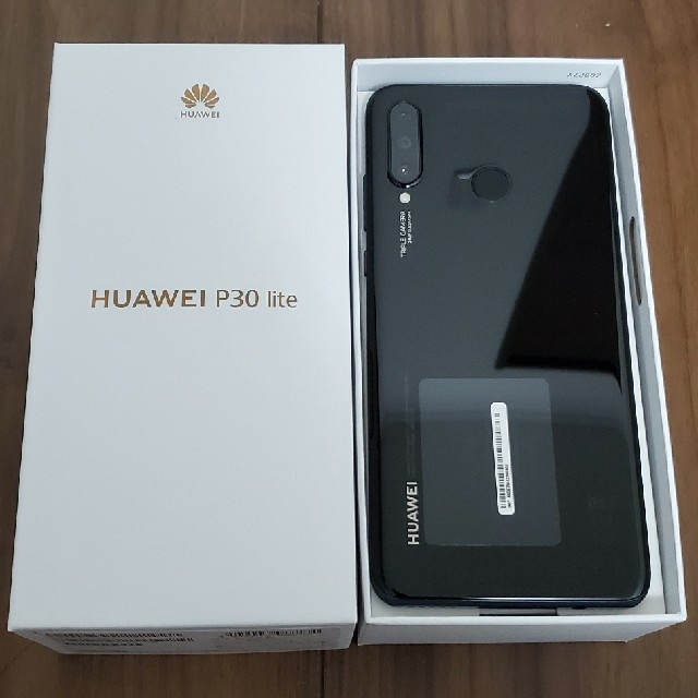 ANDROID(アンドロイド)の【新品未使用】HUAWEI P30 lite ブラック SIMフリー スマホ/家電/カメラのスマートフォン/携帯電話(スマートフォン本体)の商品写真