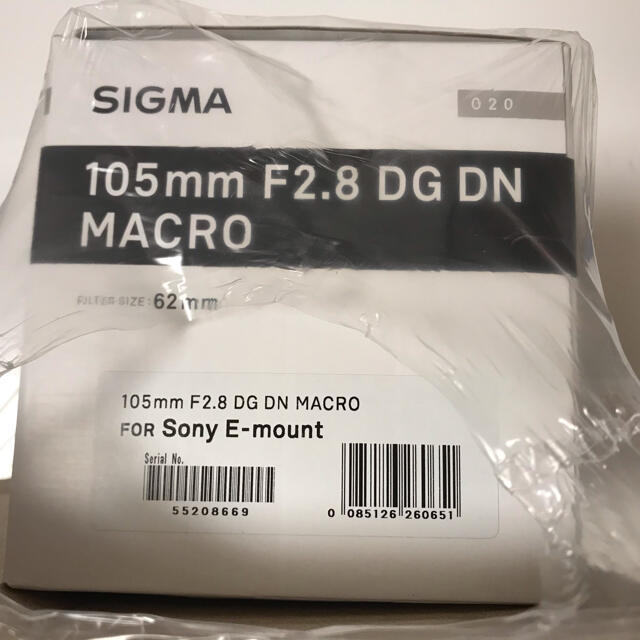 最高の品質 105mm SIGMA - SIGMA F2.8 MACRO DN DG レンズ(単焦点