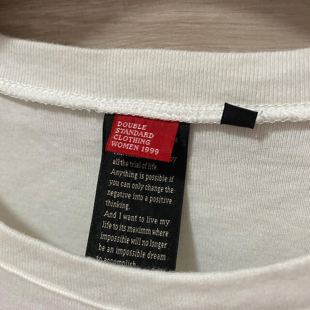 DOUBLE STANDARD CLOTHING(ダブルスタンダードクロージング)の綿100% Tシャツ レディースのトップス(Tシャツ(半袖/袖なし))の商品写真