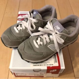 ニューバランス(New Balance)のニューバランス574   グレー　25㎝(スニーカー)