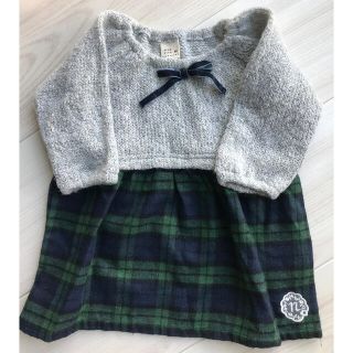 ワンピース　nico rito 80サイズ　チェック　