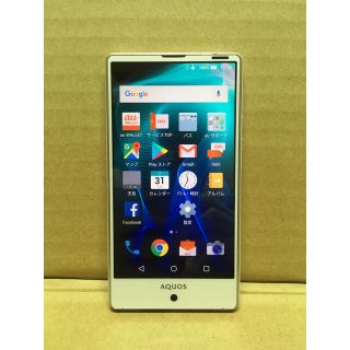 アクオス(AQUOS)のau SHV33 AQUOS SERIE mini 動作品 白ロム 即購入可(スマートフォン本体)