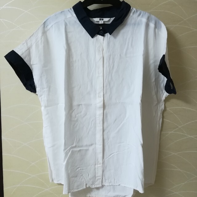 UNIQLO(ユニクロ)のシンプル★半袖シャツ レディースのトップス(Tシャツ(半袖/袖なし))の商品写真