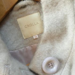 クローラ(CROLLA)のCROLLA★可愛いベビーピンク色ふんわりコート(ロングコート)