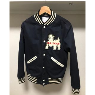 supreme bulldog varsity jacket