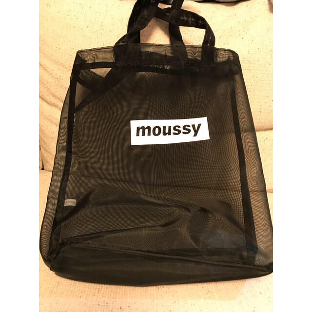 moussy(マウジー)のmoussyシースルーバック レディースのバッグ(トートバッグ)の商品写真