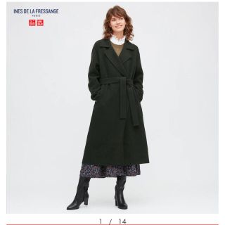 ユニクロ(UNIQLO)のUNIQLO ダブルフェイスロングコート(ロングコート)