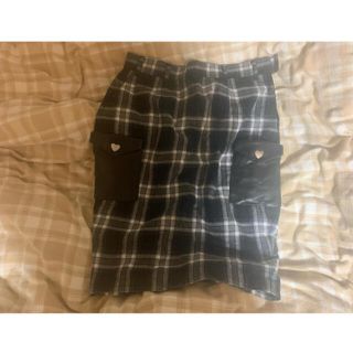 ザラ(ZARA)のチェック柄ひざ丈スカート(ひざ丈スカート)