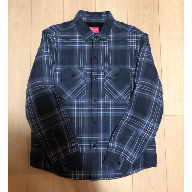 Supreme(シュプリーム)の18AW Supreme Pile Lined Plaid Flannel 黒M メンズのトップス(シャツ)の商品写真