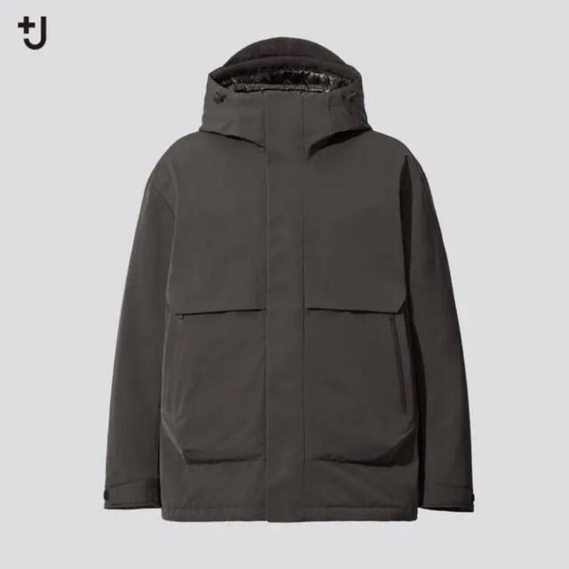 UNIQLO(ユニクロ)のUNIQLO ユニクロ ジルサンダー ハイブリッドダウンオーバーサイズパーカー メンズのジャケット/アウター(ダウンジャケット)の商品写真