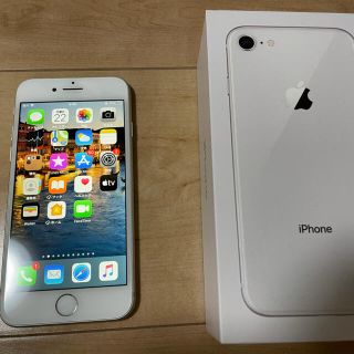 Apple   iPhone8 シルバー GB SIMフリーの通販 by もちもち's shop