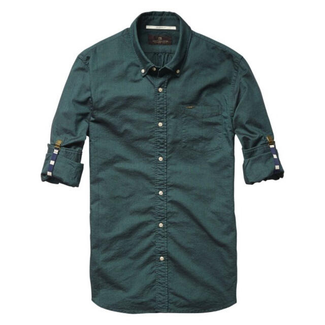 SCOTCH & SODA(スコッチアンドソーダ)のscotch&soda deep green shirt メンズのトップス(シャツ)の商品写真